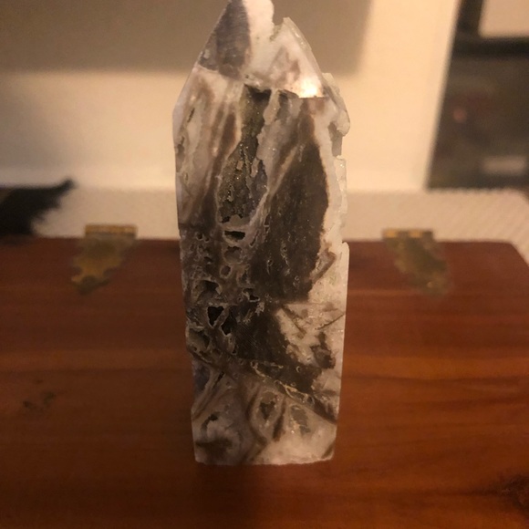 Sphalerite Tower w/ Druzy - Approx: 3.5” - Picture 3 of 9